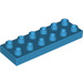 LEGO Azur foncé Duplo assiette 2 x 6 (98233)