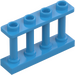 LEGO Dark Azure Fence Spindled 1 x 4 x 2 with 4 Top Studs (15332)