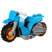 LEGO Dark Azure Flywheel Bike mit Orange Rückseite Rad