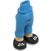 LEGO Dark Azure Hip with Short Trousers with Black Shoes (101347)