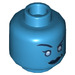LEGO Dark Azure Killer Frost Minifigure Head (Recessed Solid Stud) (3626 / 37121)