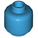 LEGO Dark Azure Minifigure Head (Safety Stud) (3626 / 88475)