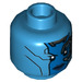 LEGO Dark Azure Nebula Minifigure Head (Recessed Solid Stud) (3626 / 50702)
