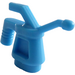 LEGO Dark Azure Oil Can (Ribbed Handle)