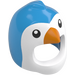 LEGO Dark Azure Penguin Costume Head Cover with White Face and Orange Beak (28193 / 101434)