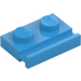 LEGO Donker azuurblauw Plaat 1 x 2 met Deur spoor (32028)