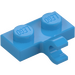 LEGO Dark Azure Platte 1 x 2 mit Horizontaler Clip (11476 / 65458)