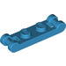 LEGO Dark Azure Plate 1 x 2 with Two End Bar Handles (18649)