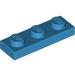 LEGO Dunkles Azurblau Platte 1 x 3 (3623)