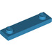 LEGO Dark Azure Plate 1 x 4 with Two Studs with Groove (41740)