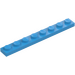 LEGO Dunkles Azur Platte 1 x 8 (3460)