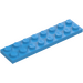 LEGO Mørk asurblå Plate 2 x 8 (3034)