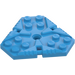 LEGO Dark Azure Plate 6 x 6 Hexagonal (27255)