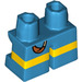 LEGO Dark Azure Kurz Beine mit Gelb Line und Slingshot (16890 / 41879)