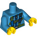LEGO Donker Azuurblauw Skydiver Torso (973 / 88585)