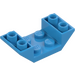 LEGO Dark Azure Slope 2 x 4 (45°) Double Inverted with Open Center (4871)