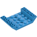 LEGO Dark Azure Slope 4 x 6 (45°) Double Inverted with Open Center with 3 Holes (60219)