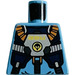 LEGO Dark Azure  Weltraum Torso ohne Arme (973)