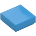 LEGO Dark Azure Tile 1 x 1 with Groove (3070)