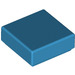 LEGO Donker Azuurblauw Tegel 1 x 1 met groef (3070 / 30039)