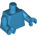 LEGO Azur foncé Torse avec Bras et Mains (76382 / 88585)