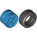 LEGO Dark Azure Tyre Normal / Narrow Ø 21 x 9,9 with Rim Narrow Ø14.6 x 9.9