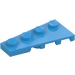 LEGO Mørk asurblå Kile Plate 2 x 4 Vinge Venstre (41770)