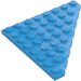 LEGO Dark Azure Wedge Plate 8 x 8 Corner (30504)