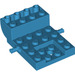 LEGO Donker Azuurblauw Wiel Bearing 4 x 6 x 1.33 (24055 / 65348)