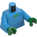 LEGO Mørk Azure Zombie Minifig Torso (973 / 76382)