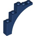 LEGO Azul oscuro Arco 1 x 5 x 4 Arco regular, parte inferior sin refuerzo (2339 / 14395)