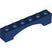 LEGO Donkerblauw Boog 1 x 6 Verhoogde boog (92950)