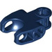 LEGO Dark Blue Ball Connector with Perpendicular Axelholes and Flat Ends and Smooth Sides and Sharp Edges and Closed Axle Holes (60176)