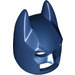 LEGO Donkerblauw Batman Cowl Masker met hoekige oren (10113 / 28766)