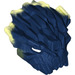 LEGO Donkerblauw Bionicle Masker met Transparant Neon Green Rug (25531)