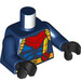 LEGO Dark Blue Bishop Minifig Torso (973)