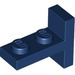 LEGO Bleu foncé Support 1 x 2 avec Verticale Tuile 1 x 2 (4585)