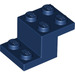 LEGO Dark Blue Bracket 2 x 3 with Plate and Step without Bottom Stud Holder (18671)