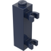 LEGO Dunkelblau Stein 1 x 1 x 3 mit Vertikal Clips (Feste Noppe) (60583)