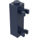 LEGO Dark Blue Brick 1 x 1 x 3 with Vertical Clips (Solid Stud) (60583)