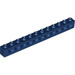 LEGO Donkerblauw Steen 1 x 12 met Gaten (3895)
