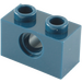 LEGO Donkerblauw Steen 1 x 2 met Gat (3700)