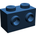 LEGO Donkerblauw Steen 1 x 2 met Studs Aan Tegenoverliggende zijden (52107)