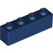 LEGO Bleu Foncé Brique 1 x 4 (3010 / 6146)