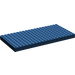 LEGO Dark Blue Brick 10 x 20 without Bottom Tubes, with 4 Side Supports and &#039;+&#039; Cross Support (Early Baseplate)