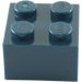 LEGO Dark Blue Brick 2 x 2 (3003)