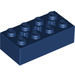 LEGO Dark Blue Brick 2 x 4 with Axle Holes (39789)