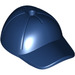 LEGO Dark Blue Cap with Short Curved Bill with Hole on Top (11303)