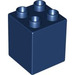 LEGO Donkerblauw Duplo Steen 2 x 2 x 2 (31110)