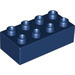 LEGO Donkerblauw Duplo Steen 2 x 4 (3011 / 31459)